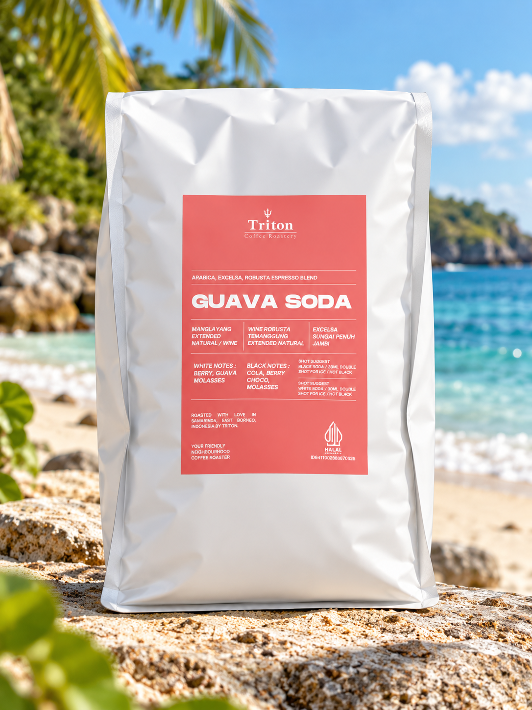 Kemasan Guava Soda Triple Espresso Blend